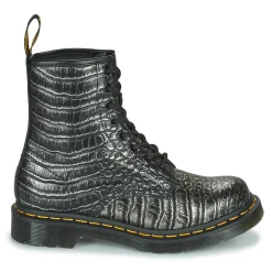 Dr. Martens - 1460 GUNMETAL WILD CROC EMBOSS