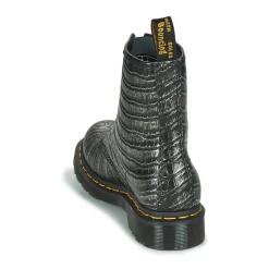 Dr. Martens - 1460 GUNMETAL WILD CROC EMBOSS