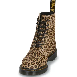 Dr. Martens - 1460 Pascal Light Tan Mini Leopard Spot Hair On