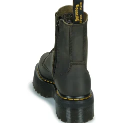 Dr. Martens - Jadon Charcoal Grey Burnished Waxy Pull Up