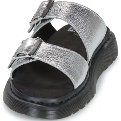 Dr. Martens - Josef Slide Silver Metallic Tumble