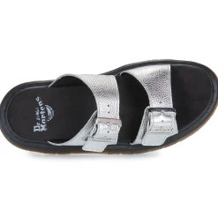 Dr. Martens - Josef Slide Silver Metallic Tumble