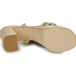 Exé Shoes - 619-ANCONA-RAFFIA-BEIGE-GOLD