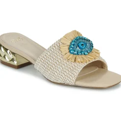 Exé Shoes - KATY-424-RAFFIA-BEIGE