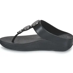 FitFlop - HALO METALLIC-TRIM TOE-POST SANDALS