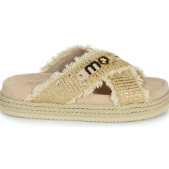 Mou - CRISS-CROSS ROPE SANDAL RAFFIA