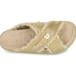 Mou - CRISS-CROSS ROPE SANDAL RAFFIA