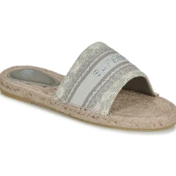 Superdry - Mules Compensées Style Espadrille En Toile