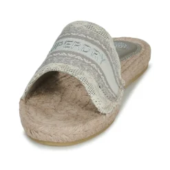 Superdry - Mules Compensées Style Espadrille En Toile