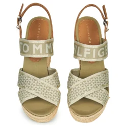 Tommy Hilfiger - TOMMY WEBBING HIGH WEDGE SANDAL